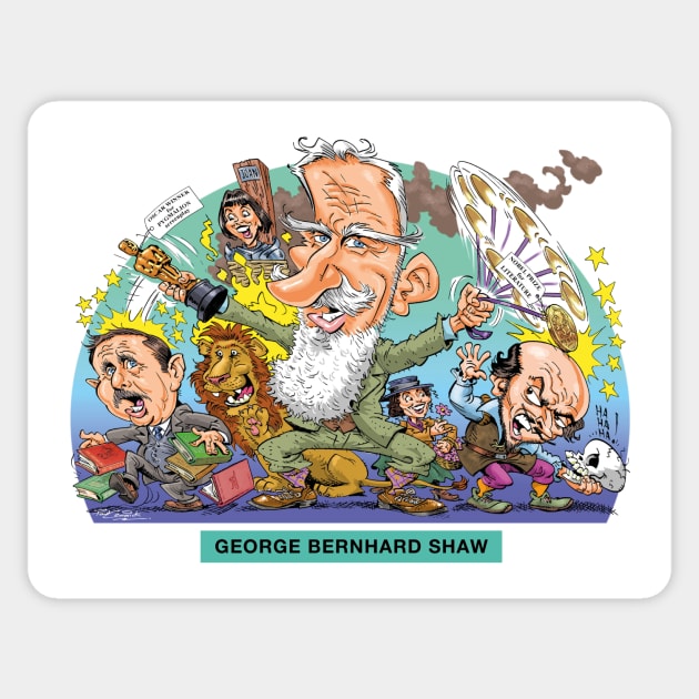 George Bernhard Shaw Sticker by PLAYDIGITAL2020